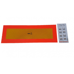 Tablice tablica wyróżniająca przyczepy naczepy TIR 565 X 196 mm 2 sztuki